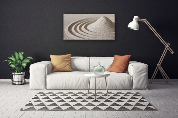 Stampa quadro su tela Arte della sabbia 100x50 cm