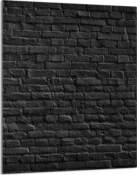 Piastra di copertura del piano cottura 40x52 Coperchio del piano cottura in Vetroceramica Paraspruzzi Piatto in vetro Tagliere decorativo, nero mattone