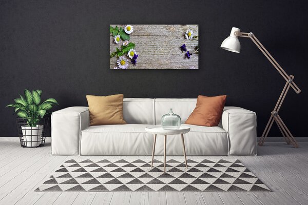 Stampa quadro su tela Margherita, pianta, natura 100x50 cm