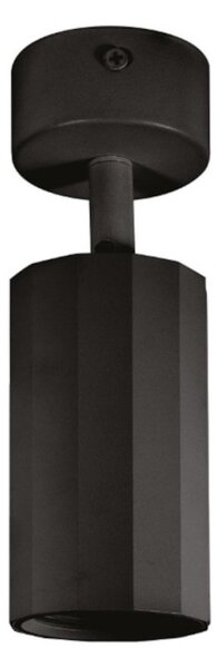 Plafoniera moderna gea led gfa1601 gu10 led orientabile alluminio nero - Gea Led