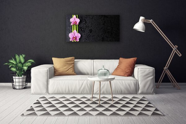 Quadro su tela Fiore di bambù Pianta Natura 100x50 cm