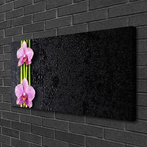 Quadro su tela Fiore di bambù Pianta Natura 100x50 cm