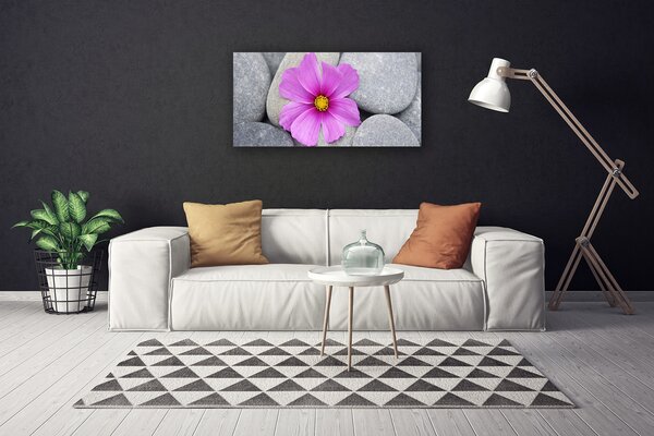 Quadro su tela Pianta della stazione termale dei fiori 100x50 cm