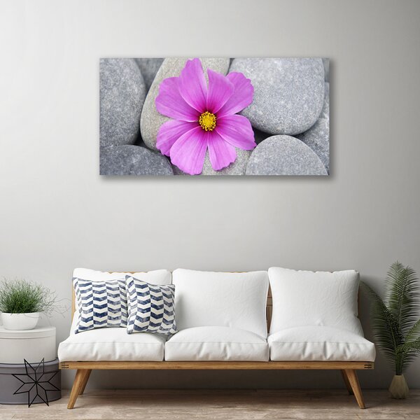 Quadro su tela Pianta della stazione termale dei fiori 100x50 cm