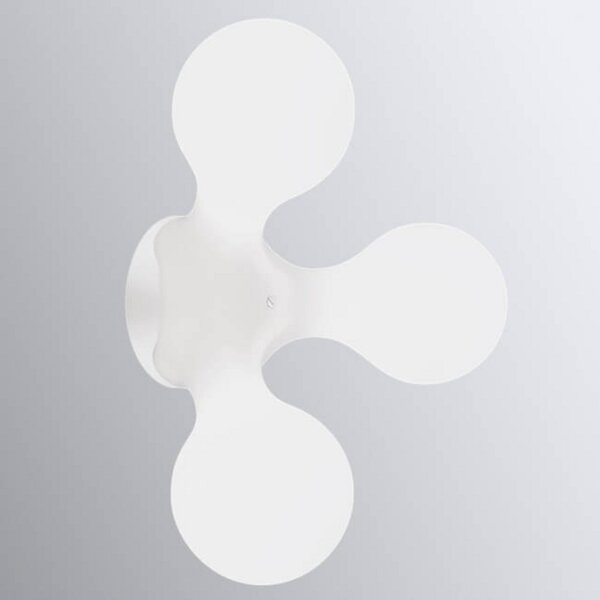 Applique da parete kdln, ATOMIUM, dimmerabile, Bianco, Camera da letto, Metallo, Design