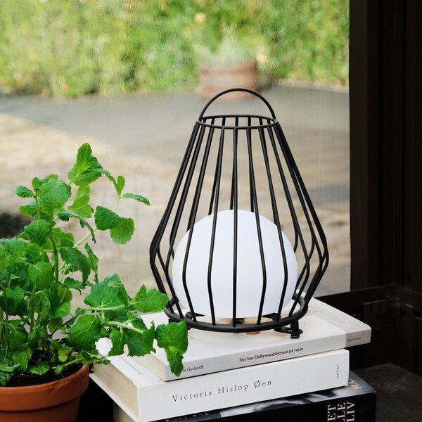 Lampade da esterno Dyberg Larsen, Evesham, dimmerabile, Nero, Terrazza, Metallo, Design