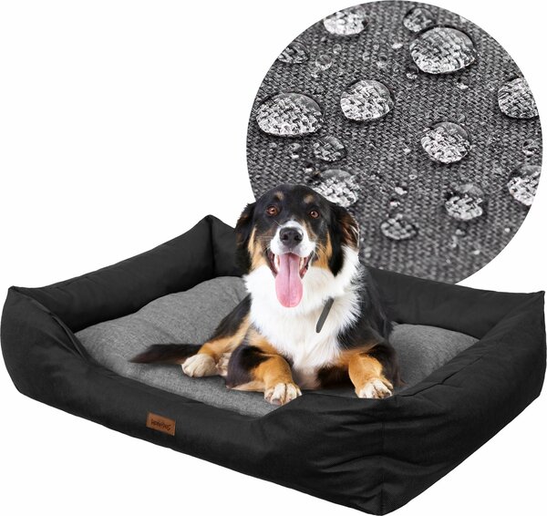 Cuccia per cani "Puffy" - Cuscino idrorepellente e sfoderabile - 65x55 cm - Robusto tessuto Oxford | PillowPrim