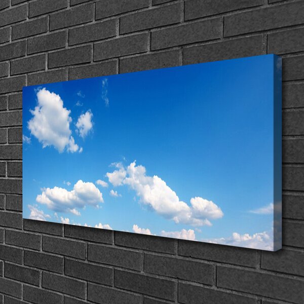 Quadro su tela Cielo, nuvole, paesaggio 100x50 cm