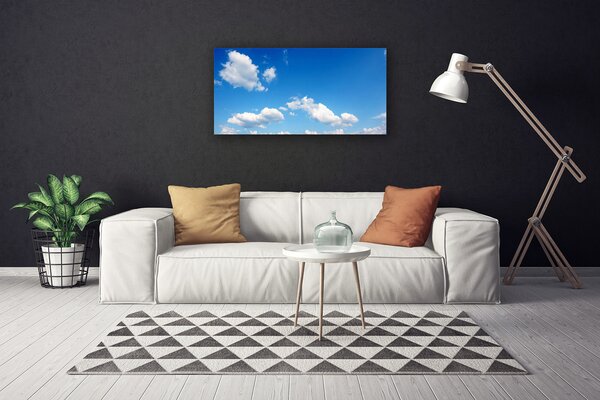 Quadro su tela Cielo, nuvole, paesaggio 100x50 cm