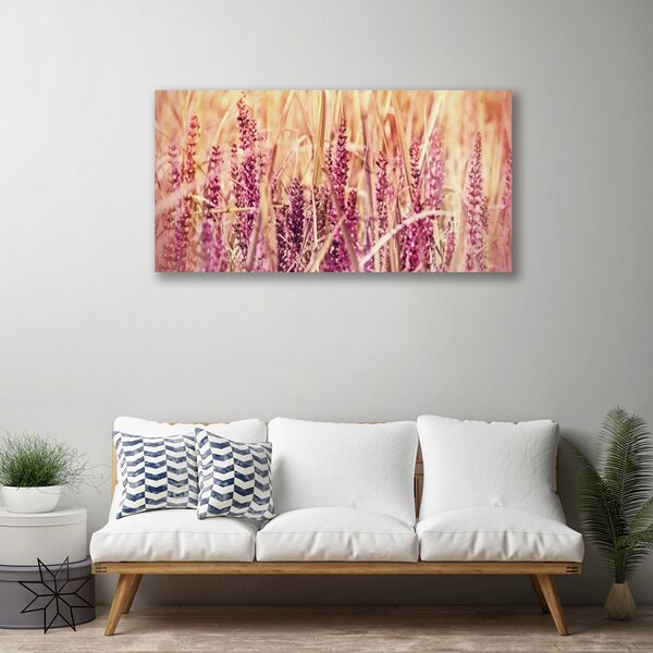 Quadro su tela Grano vegetale naturale 100x50 cm