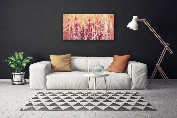 Quadro su tela Grano vegetale naturale 100x50 cm