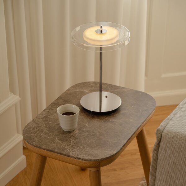 Lampade da tavolo UMAGE, Asteria MOVE, dimmerabile, Metallizzato, Soggiorno, Metallo, Design