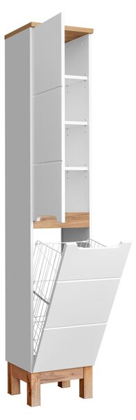 Armadietto alto Scaffale da bagno Armadietto da bagno Mobili da bagno Scaffali Armadietti da bagno 35x33x187cm