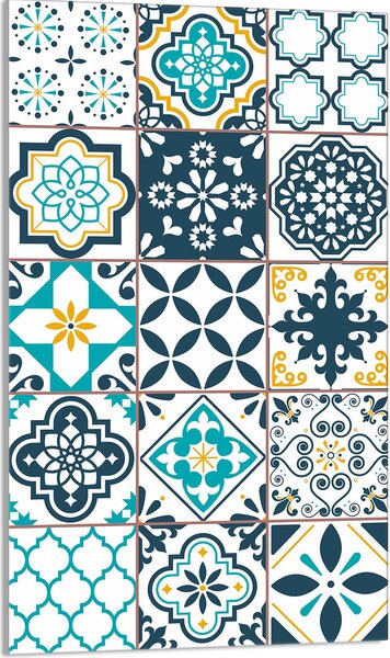 Piastra di copertura del piano cottura 30x52 Piastra di copertura del piano cottura in Vetroceramica Piastra di vetro tagliere decorativo, pezzo a mosaico