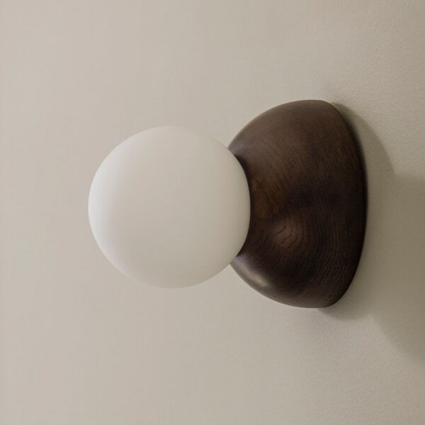 Applique da parete Globen Lighting, Torrano, dimmerabile, Marrone / Ruggine, Soggiorno, Legno, Design