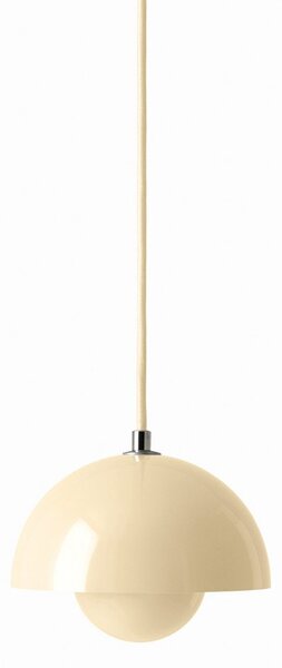 Lampada a sospensione &Tradition, Flowerpot VP10, dimmerabile, Beige, Soggiorno, Metallo, Design