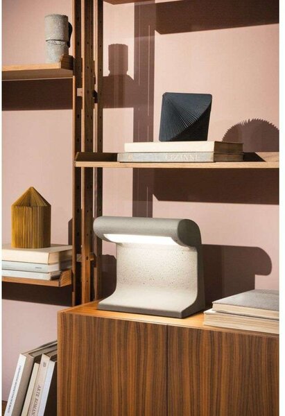Applique da parete Nemo Lighting, Grigio, Terrazza, Cemento