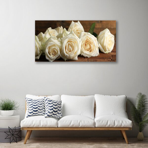 Quadro su tela Rose, fiori, piante 100x50 cm