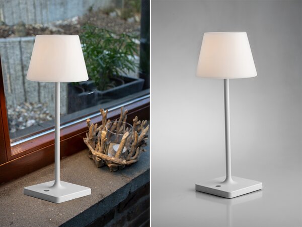 Lampada da tavolo a LED per esterni JAMMIN Bianco