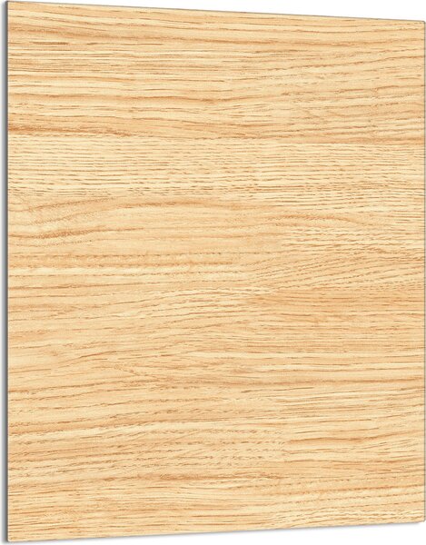 Piano cottura 40x52 Coperchio in Vetroceramica Paraspruzzi Piatto in vetro Tagliere decorativo, legno Beige