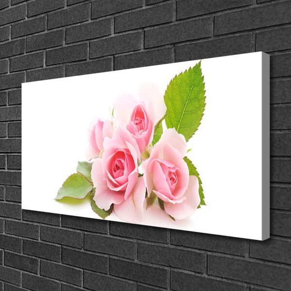 Quadro su tela Rose, fiori, piante, natura 100x50 cm