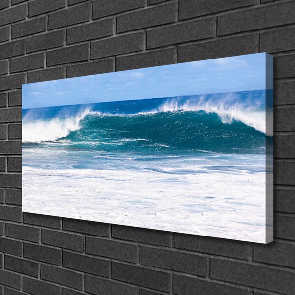 Stampa quadro su tela Mare. Onda. Acqua. Oceano 100x50 cm