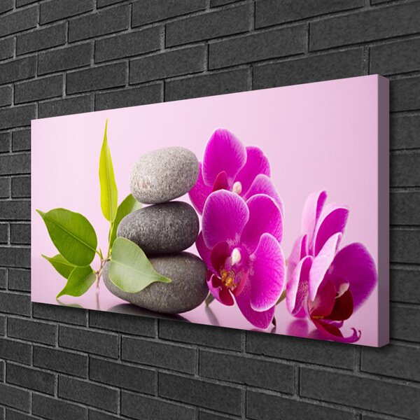 Quadro su tela Orchidea Fiori di orchidea 100x50 cm