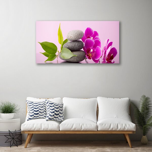 Quadro su tela Orchidea Fiori di orchidea 100x50 cm