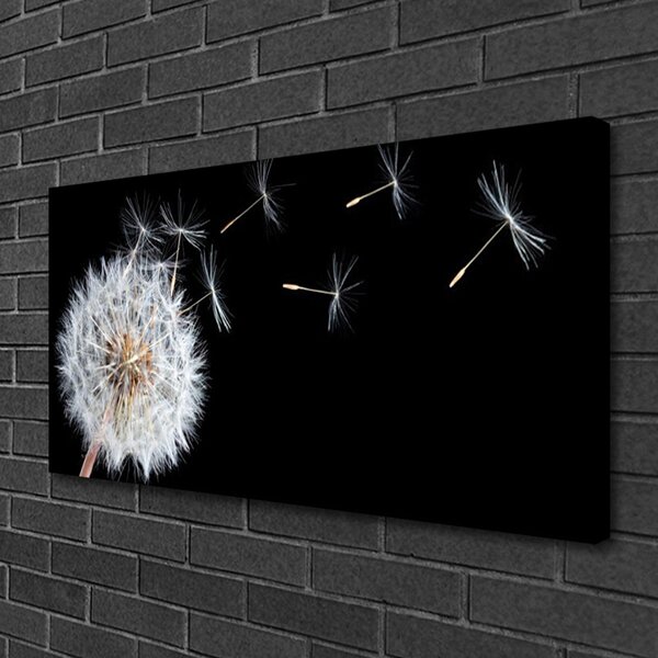 Quadro su tela Fiori di tarassaco Natura 100x50 cm