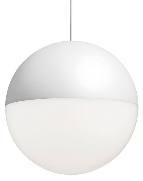 Lampada a sospensione FLOS, String Light Sphere, dimmerabile, Bianco, Corridoio, Metallo, Moderno