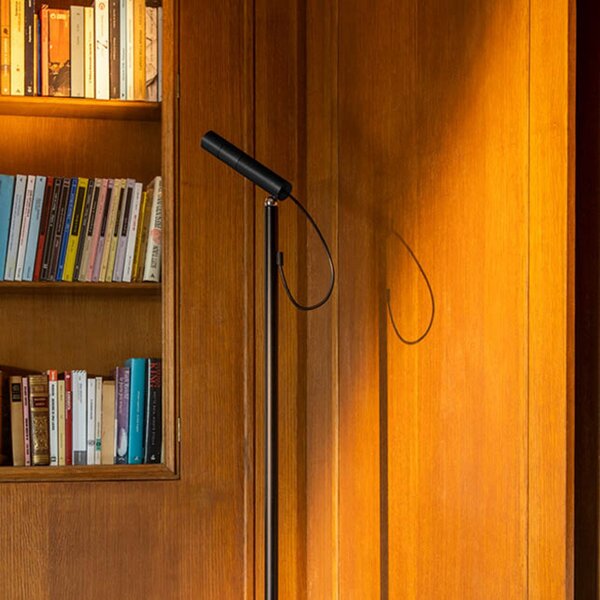 Lampada da terra Nemo Lighting, Type, dimmerabile, Nero, Soggiorno, Alluminio, Moderno