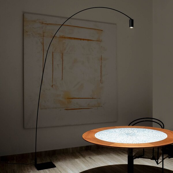 Lampada da terra Nemo Lighting, Fox, dimmerabile, Nero, Soggiorno, Metallo, Moderno