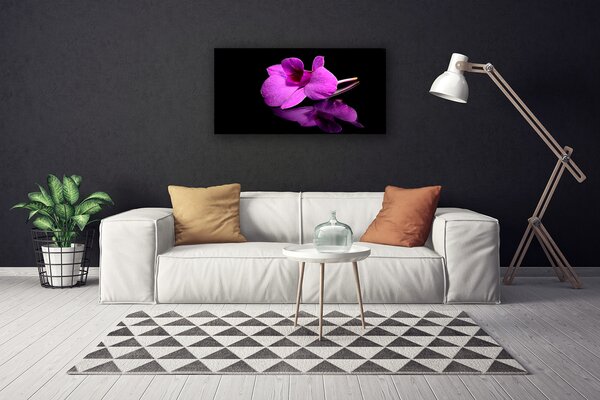 Quadro su tela Natura morta fiori 100x50 cm