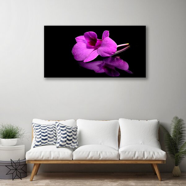 Quadro su tela Natura morta fiori 100x50 cm