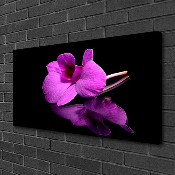Quadro su tela Natura morta fiori 100x50 cm