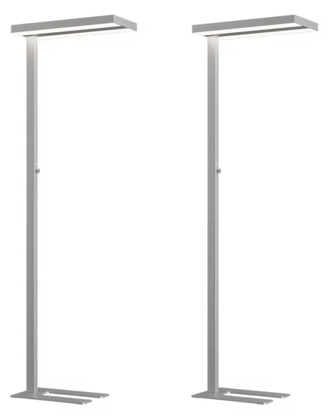 Lampada da terra Arcchio, Logan, dimmerabile, Metallizzato, Studio / Ufficio, Alluminio, Moderno