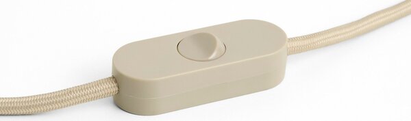 Portalampada COMMON E27, cavo con spina grigio cemento 2,4 m