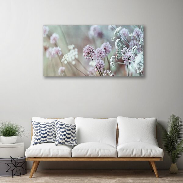 Quadro su tela Fiori di campo della natura 100x50 cm