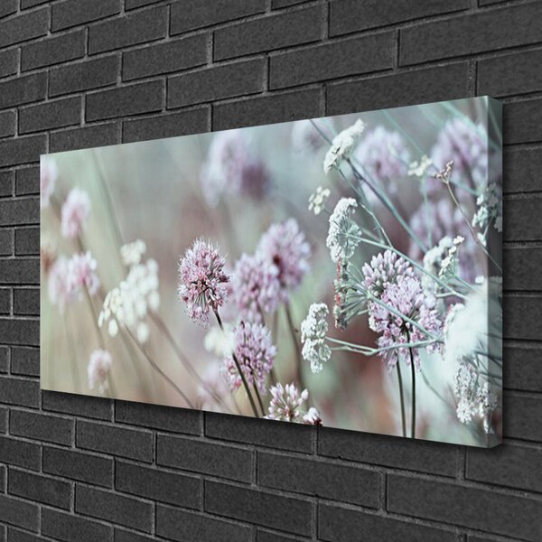 Quadro su tela Fiori di campo della natura 100x50 cm