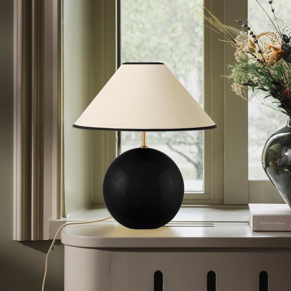 Lampade da tavolo Globen Lighting, IRIS, Beige, Soggiorno, Tessuto / Tessile, Vintage
