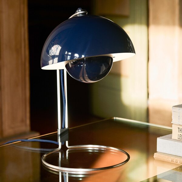 Lampade da tavolo &Tradition, Flowerpot VP4, Blu, Soggiorno, Metallo, Design