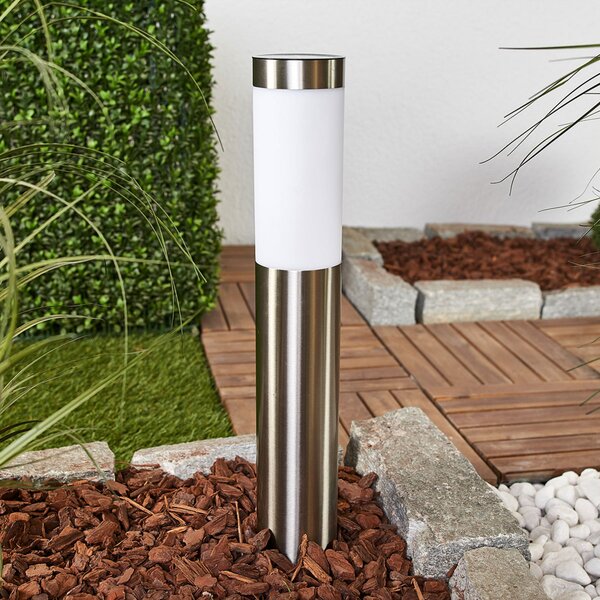 Lampade da esterno Lindby, Aleeza, Metallizzato, Terrazza, Acciaio inossidabile, Moderno