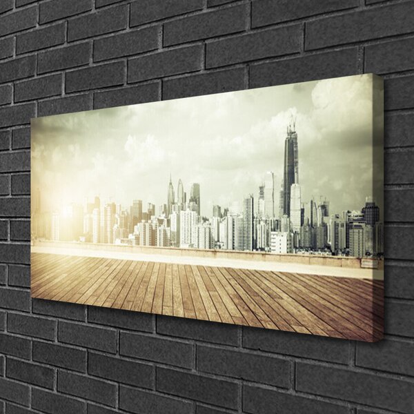 Quadro su tela Grattacieli di New York 100x50 cm