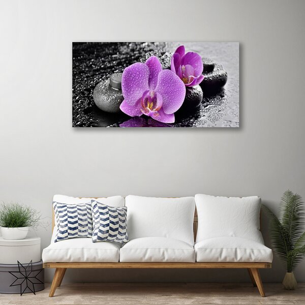 Quadro su tela Orchidea Fiori Orchidea Spa 100x50 cm