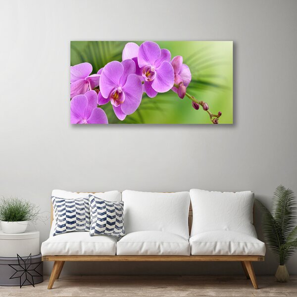 3 Quadri Su Tela Orchidea 30x30cm - Stampa Moderna, Per Camera Da Letto, Sala, Yoga - Foto 4