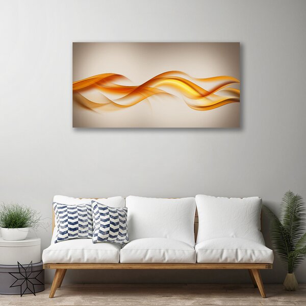 Foto quadro su tela Astrazione Onde Arte Arte 100x50 cm