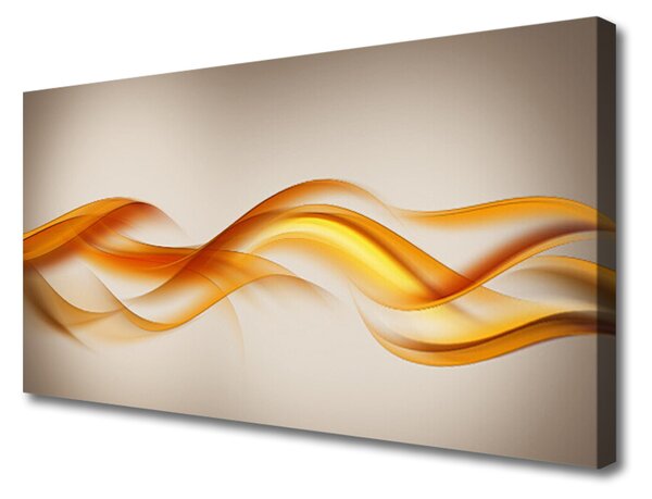 Foto quadro su tela Astrazione Onde Arte Arte 100x50 cm