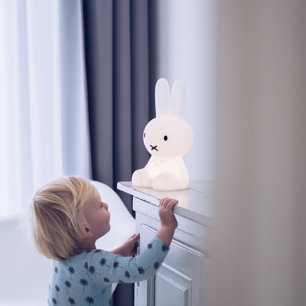 Lampade da tavolo Mr Maria, Miffy, dimmerabile, Bianco, Camera dei bambini, Plastica