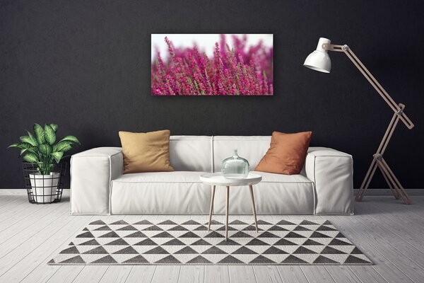 Quadro su tela Fiori. Prato. Natura 100x50 cm