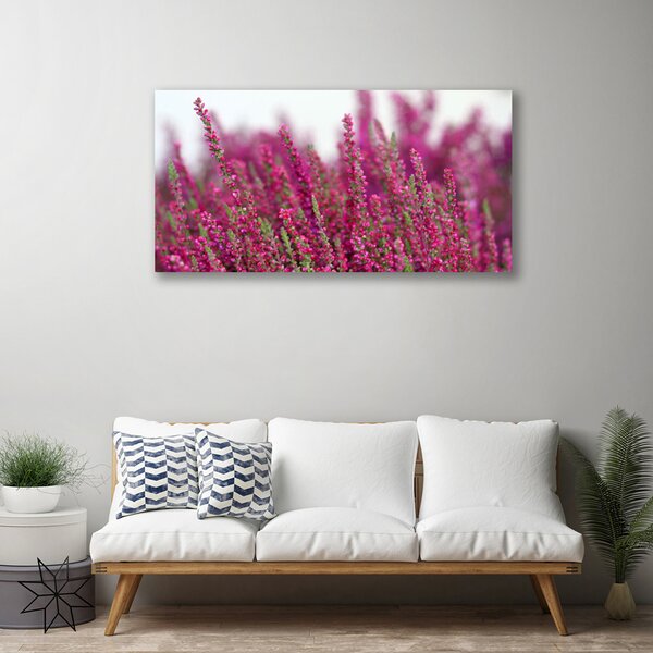 Quadro su tela Fiori. Prato. Natura 100x50 cm